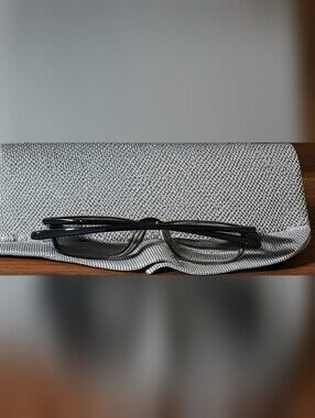 OPTX 20/20 Black Rectangular Eyeglass Frames